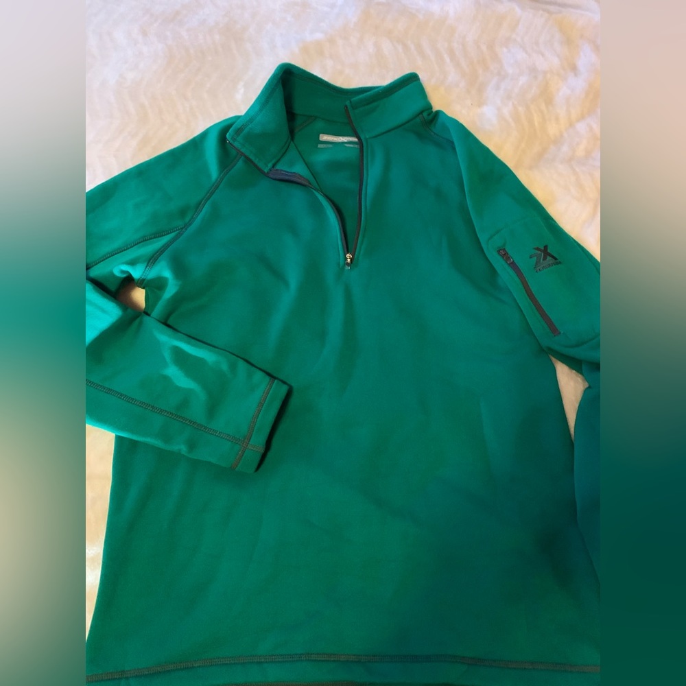 ZeroXposur size M men’s quarter zip. Green. Used but still nice shape!